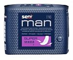 Вкладыши ( урологические прокладки ) для мужчин Seni Man Super, 10 шт