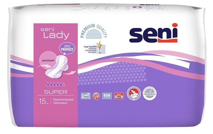 Урологические прокладки для женщин Seni Lady