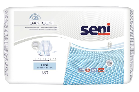 Подгузники  анатомические San Seni Uni, 30 шт