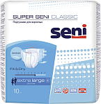 Подгузники для взрослых Super Seni Classic Extra Large 10 шт. (100-150 см)