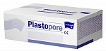 Гипоаллергенный фиксирующий пластырь "PLASTOPORE", из нетканного материала 5 см х 5 м, 11 шт