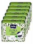 женские прокладки Bella flora с экстрактом зеленого чая уп.10х6