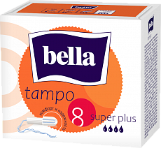 Тампоны гигиенические bella Tampo Super Plus,  8 шт. 