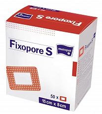 Послеоперационная повязка Fixopore S 8x15 см A`50 с впитывающей прокладкой