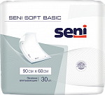Впитывающие пеленки Seni Soft Basic 90 x 60 см, 30шт.