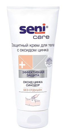  Крем защитный для тела ОКИСЬ ЦИНКА И СИНОДОР Seni Care, 200 мл