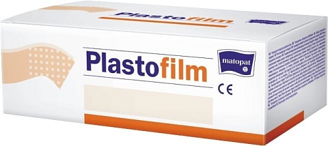 Пластырь Plastofilm 2,5см x 9,14 м, 12 шт