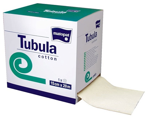 Бинт TUBULA Cotton трубчатый ортопедический из хлопковой ткани 15см х 20 м,1 шт.