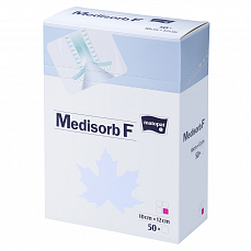 Повязка стерильная прозрачная полиуретановая для лечения ран Medisorb F 10x12см, 50шт.