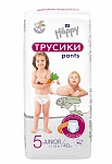 Подгузники-трусики детские bella baby Happy Junior, вес 11-18 кг, 40 шт.