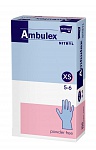 Перчатки нитриловые Ambulex Nitryl размер XS, неопудренные, 100 шт.