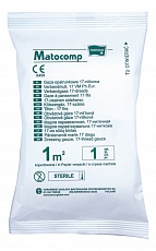Марля перевязочная стерильная Matocomp 1м х 1м, 17 нит.