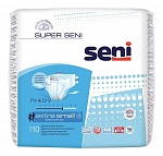 Подгузники Super Seni, размер XS, 10шт.